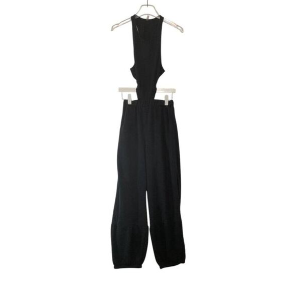 Free People Movement Take Your Best Shot Jumpsuit in Black Size Small - Picture 2 of 10